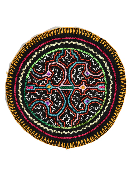 Shipibo Embroidery Cloth - Round
