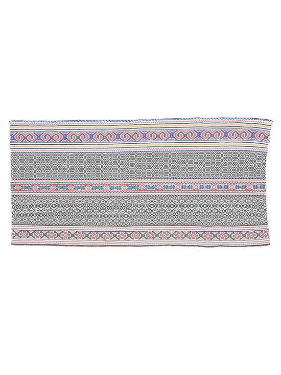 Shipibo Amazon Jungle Falda Cloth - White