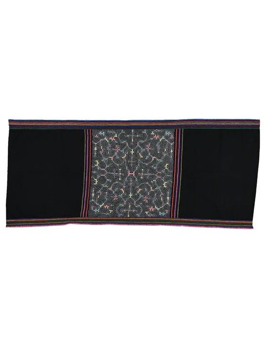 Shipibo Amazon Jungle Falda Cloth - Black